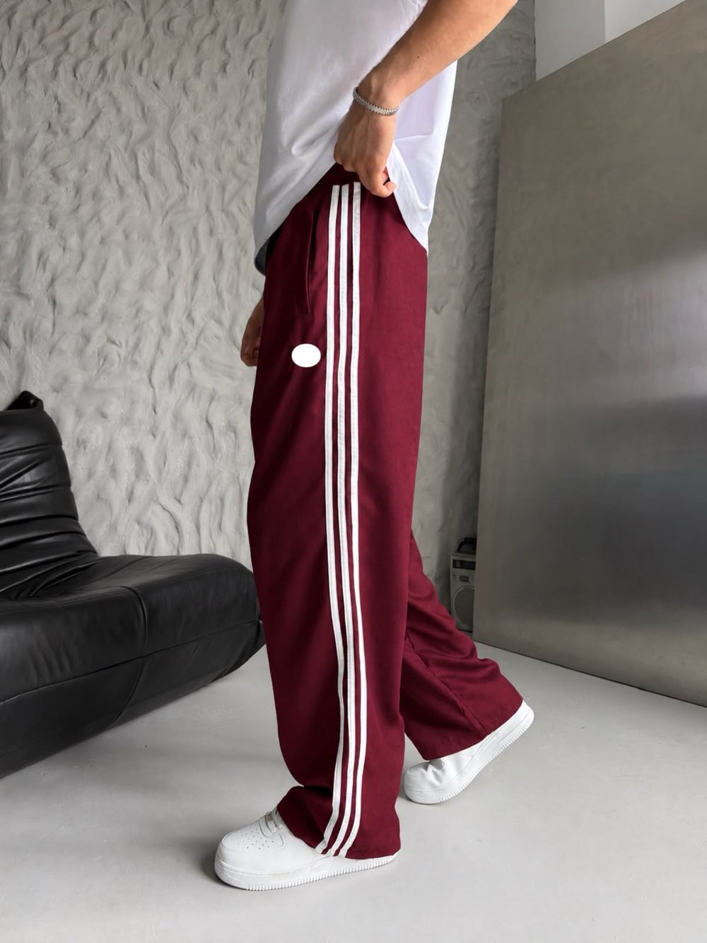 A+ KALİTE SÜET KUMAŞ AD EŞOFMAN ALTI BORDO