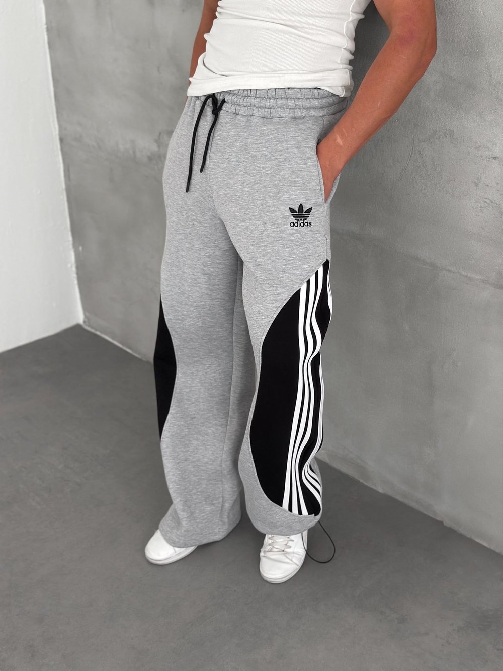 AD ULTRA BAGGY FUL PARCALI EŞOFMAN GRİ
