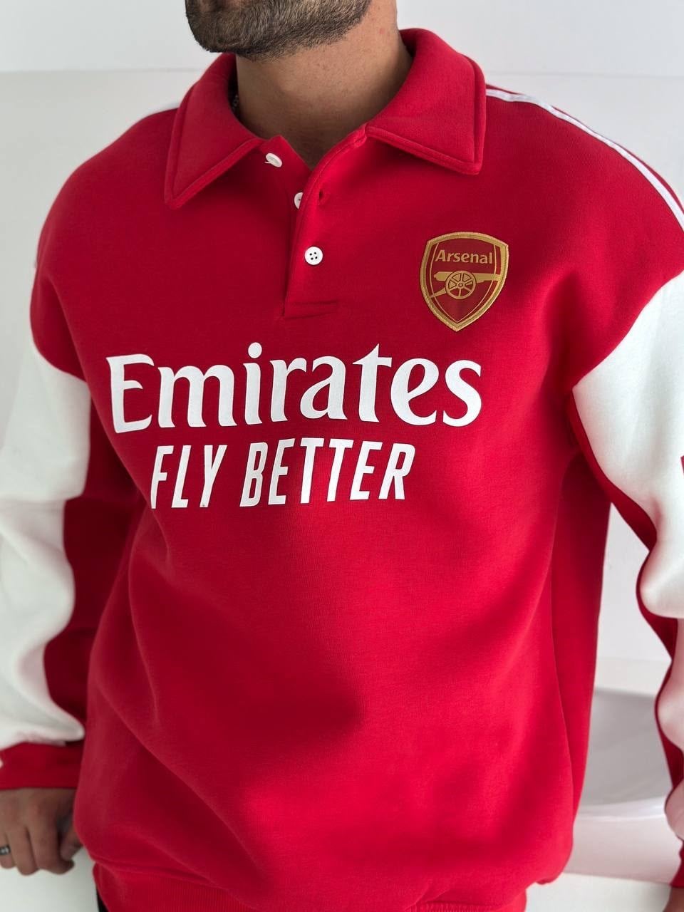 AR CHAMP 3 İPLİK POLO YAKA SWEAT