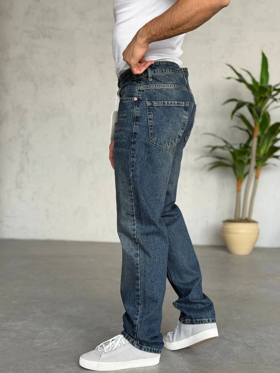 BAGGY DS KOT PANTOLON MAVİ