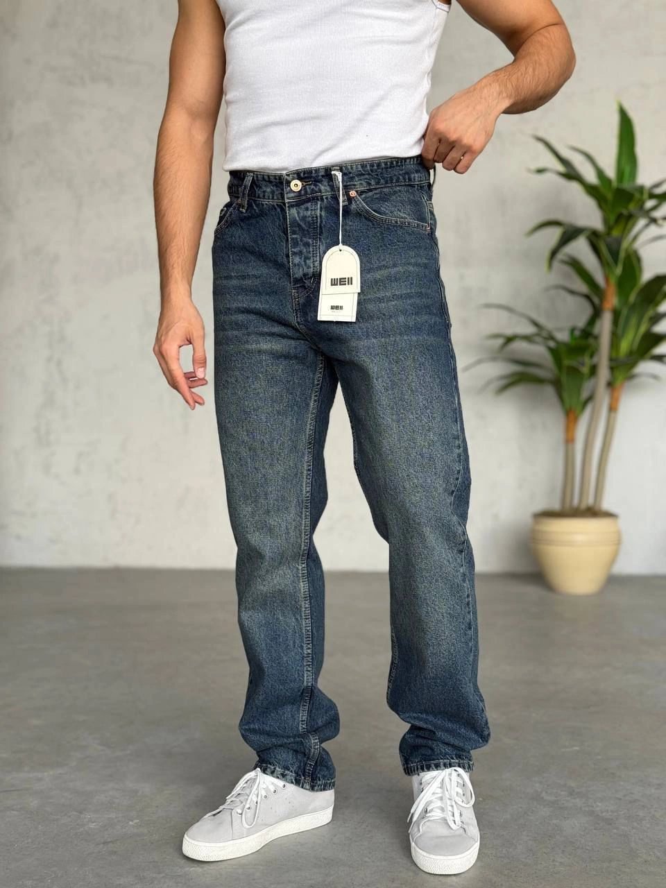 BAGGY DS KOT PANTOLON MAVİ