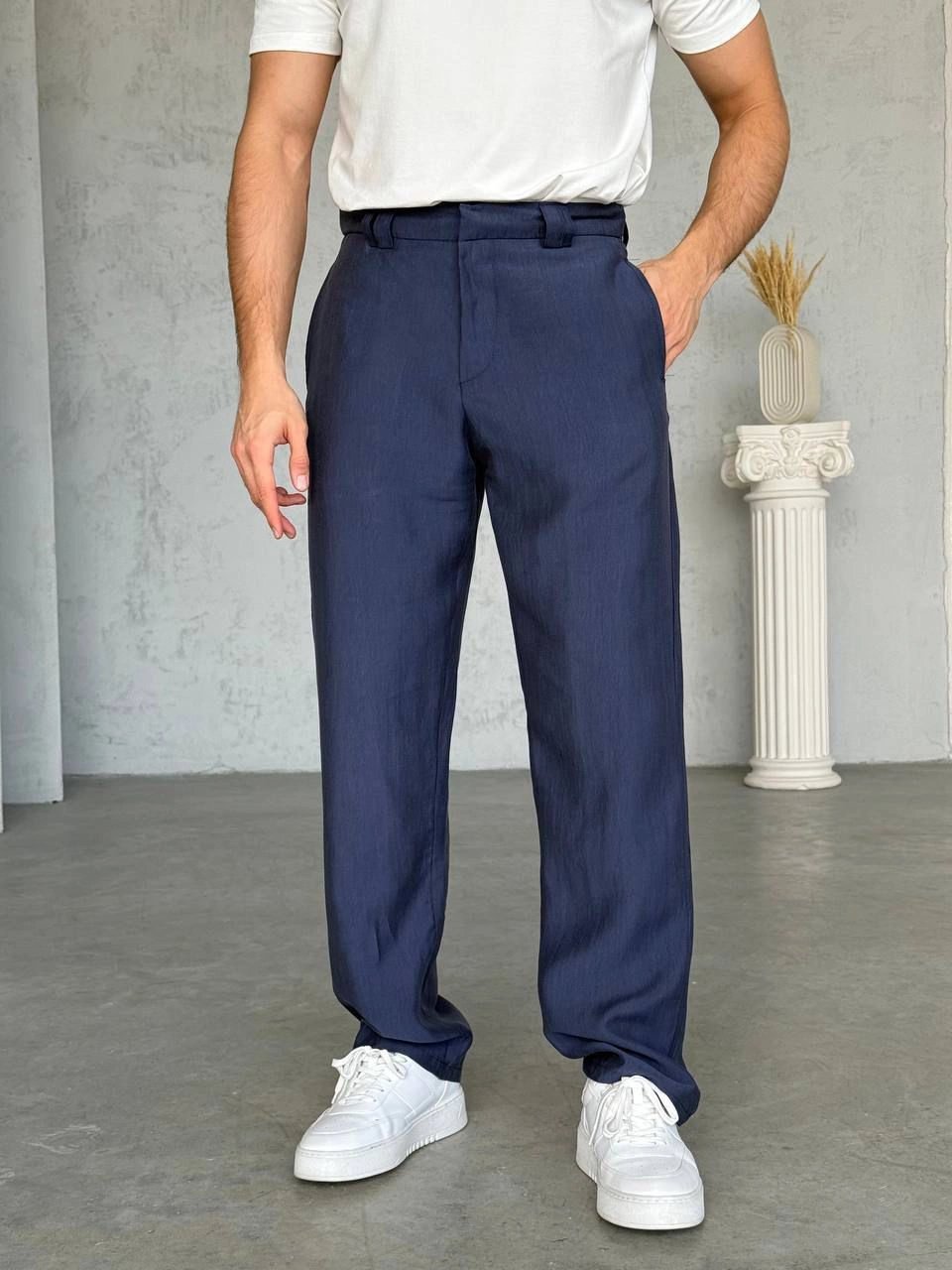 BAGGY DS TENSEL KUMAŞ PANTOLON TAŞ RENGİ