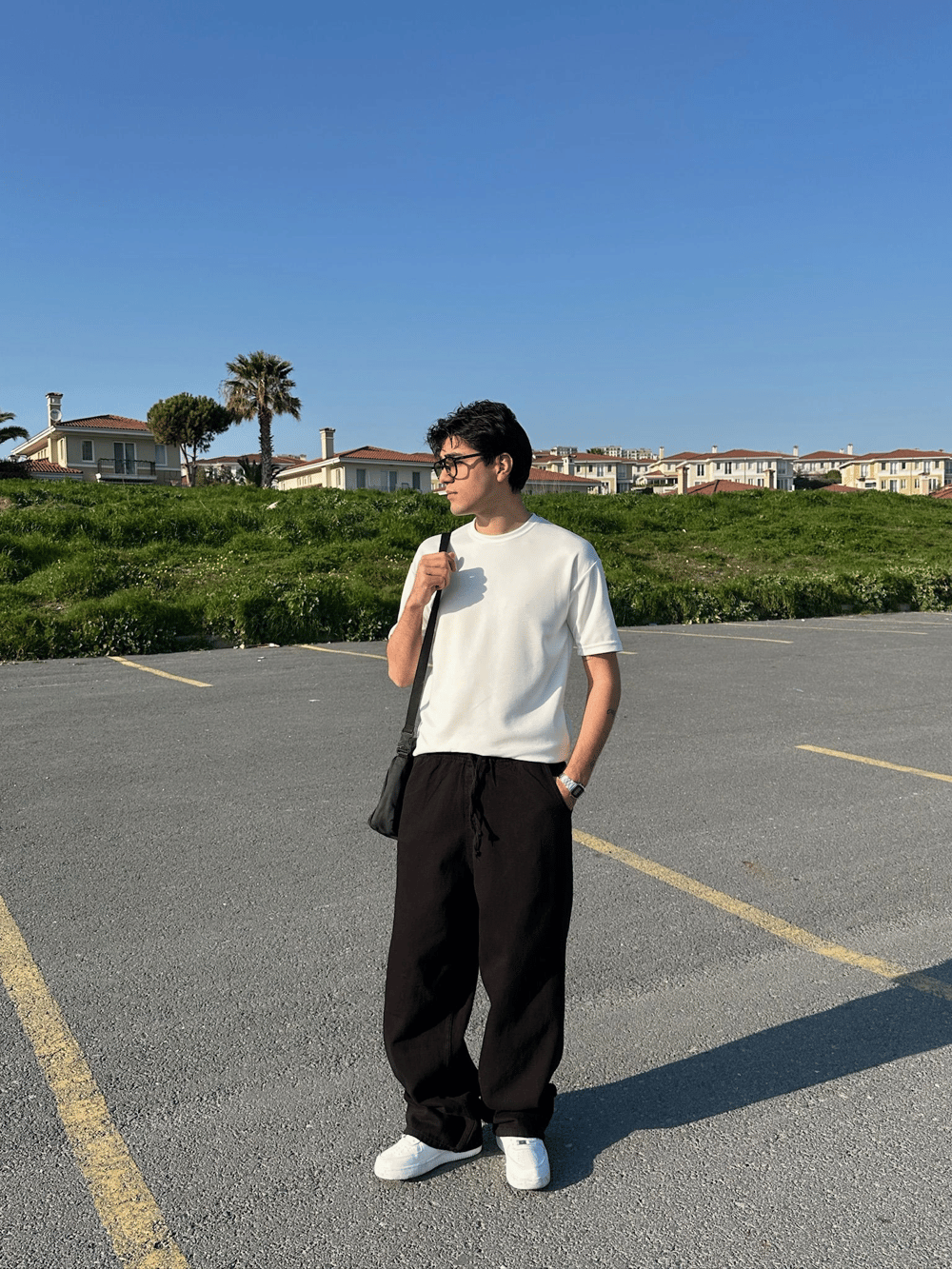 BAGGY KALIP GABARDİN KUMAŞ DS PANTOLON