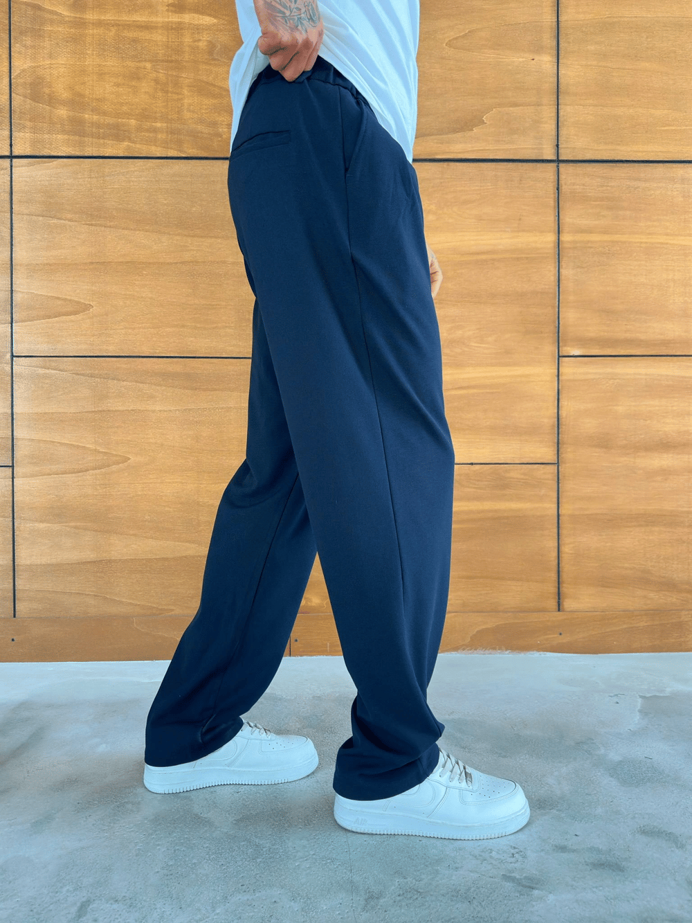 BAGGY KALIP WELL PİLELİ PANTOLON LACİ