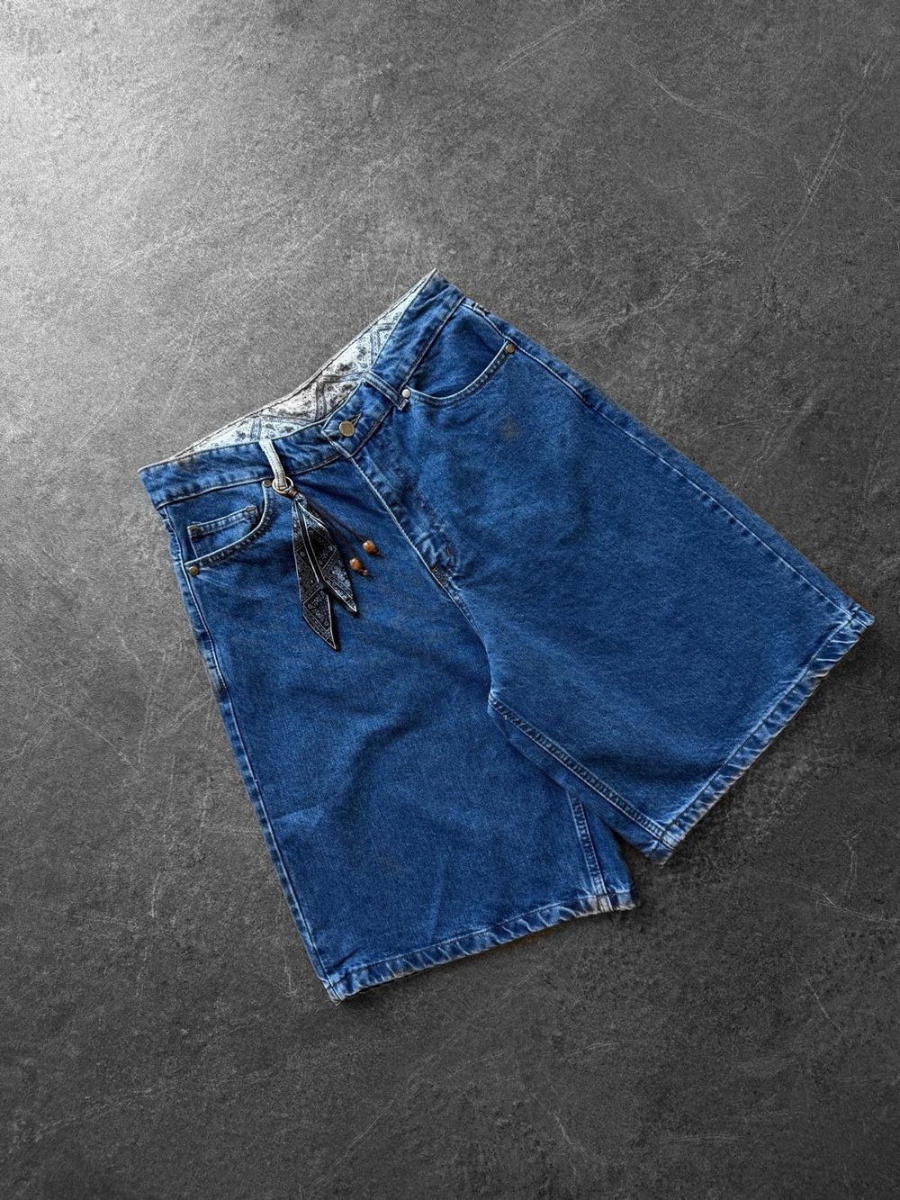 BANDANA DETAY MODEL KOT CAPRİ LACİ