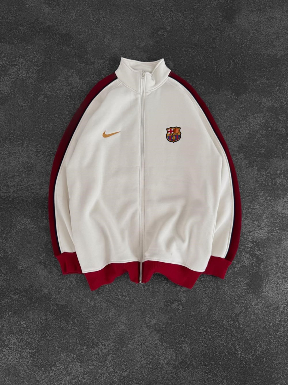 BARCA 3 İPLİK PAMUKLU KUMAŞ OVERSİZE HIRKA BEYAZ