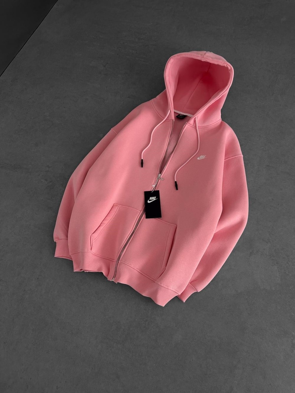 BASİC NK 3 İPLİK PAMUKLU HIRKA PEMBE
