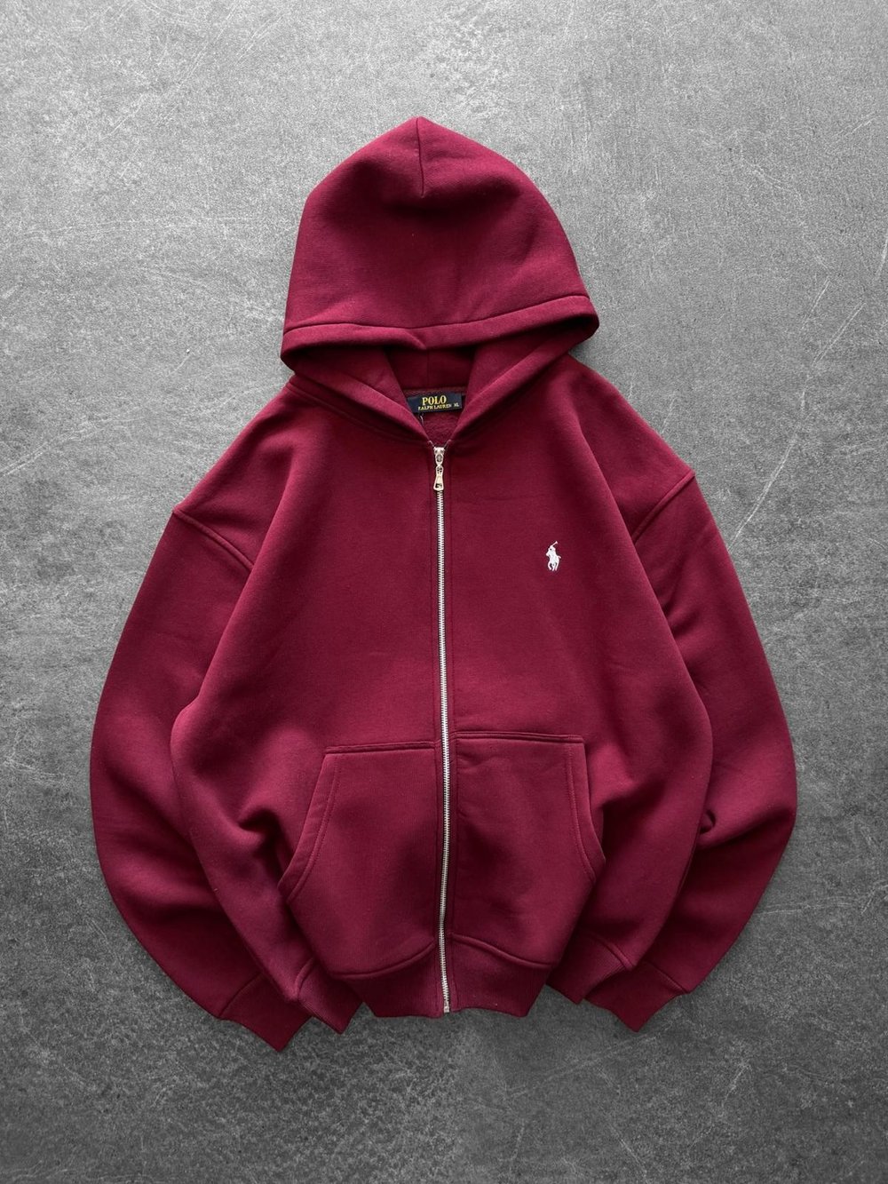 BASIC PL 3 İPLİK PAMUKLU HIRKA BORDO