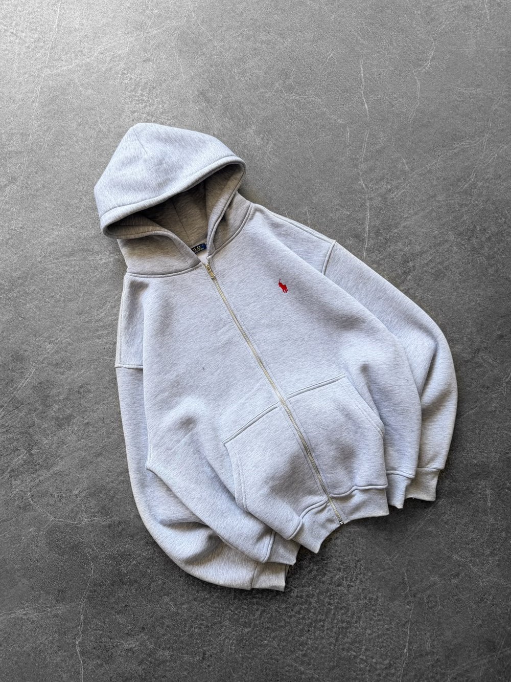 BASIC PL 3 İPLİK PAMUKLU HIRKA GRİ