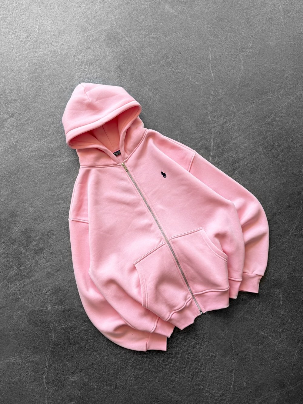 BASIC PL 3 İPLİK PAMUKLU HIRKA PEMBE