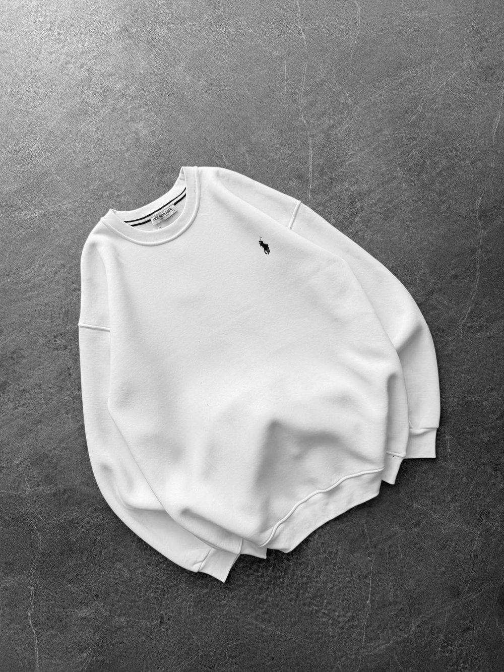 BASIC PL 3 İPLİK PAMUKLU SWEAT BEYAZ