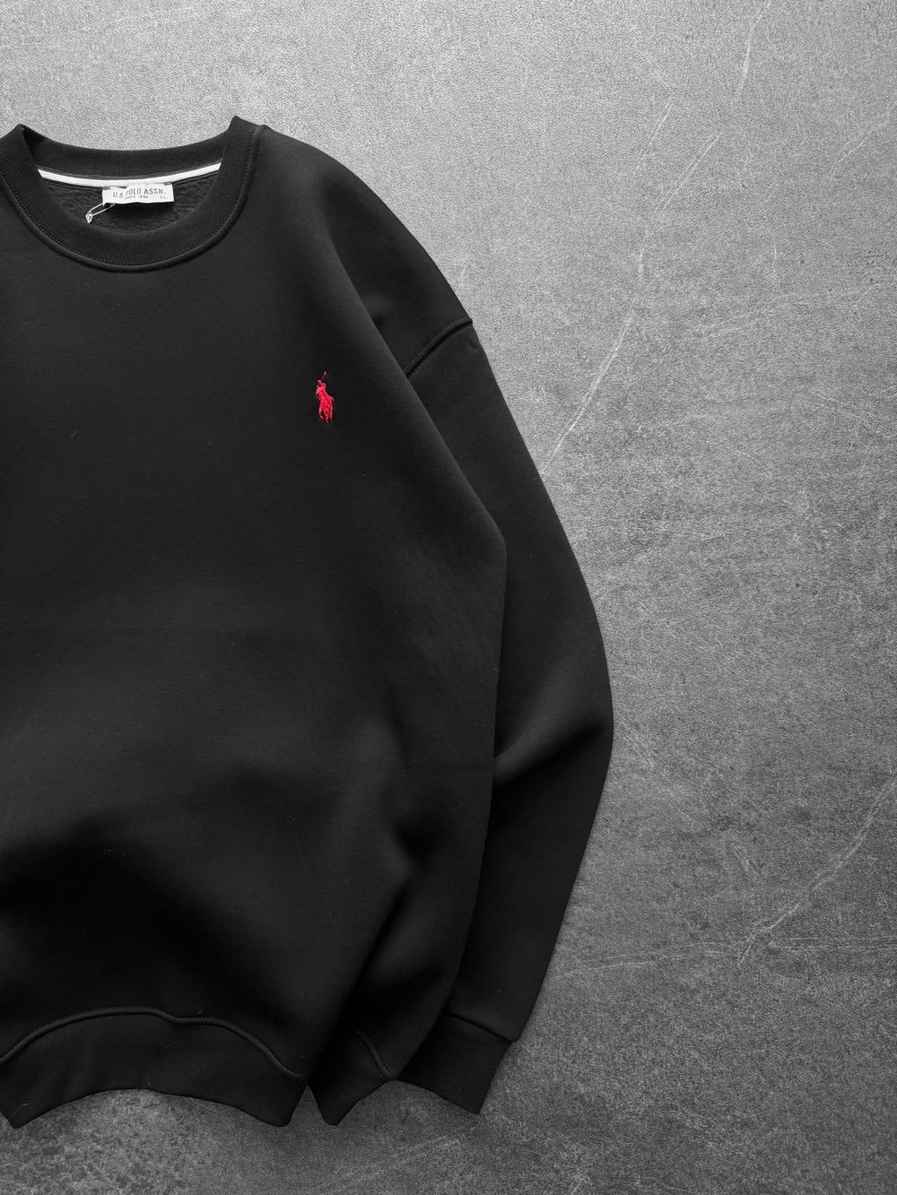 BASIC PL 3 İPLİK PAMUKLU SWEAT SİYAH