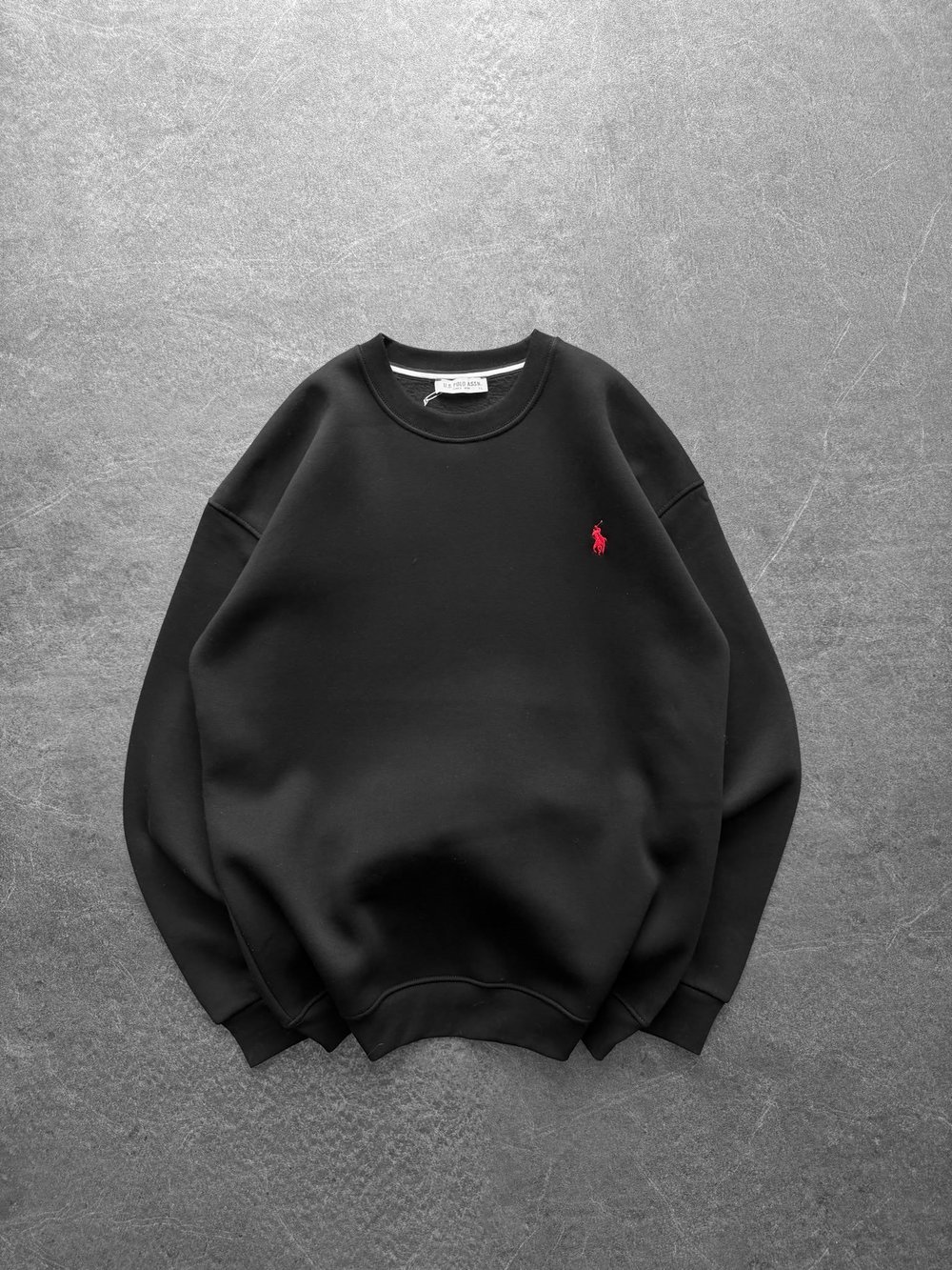 BASIC PL 3 İPLİK PAMUKLU SWEAT SİYAH