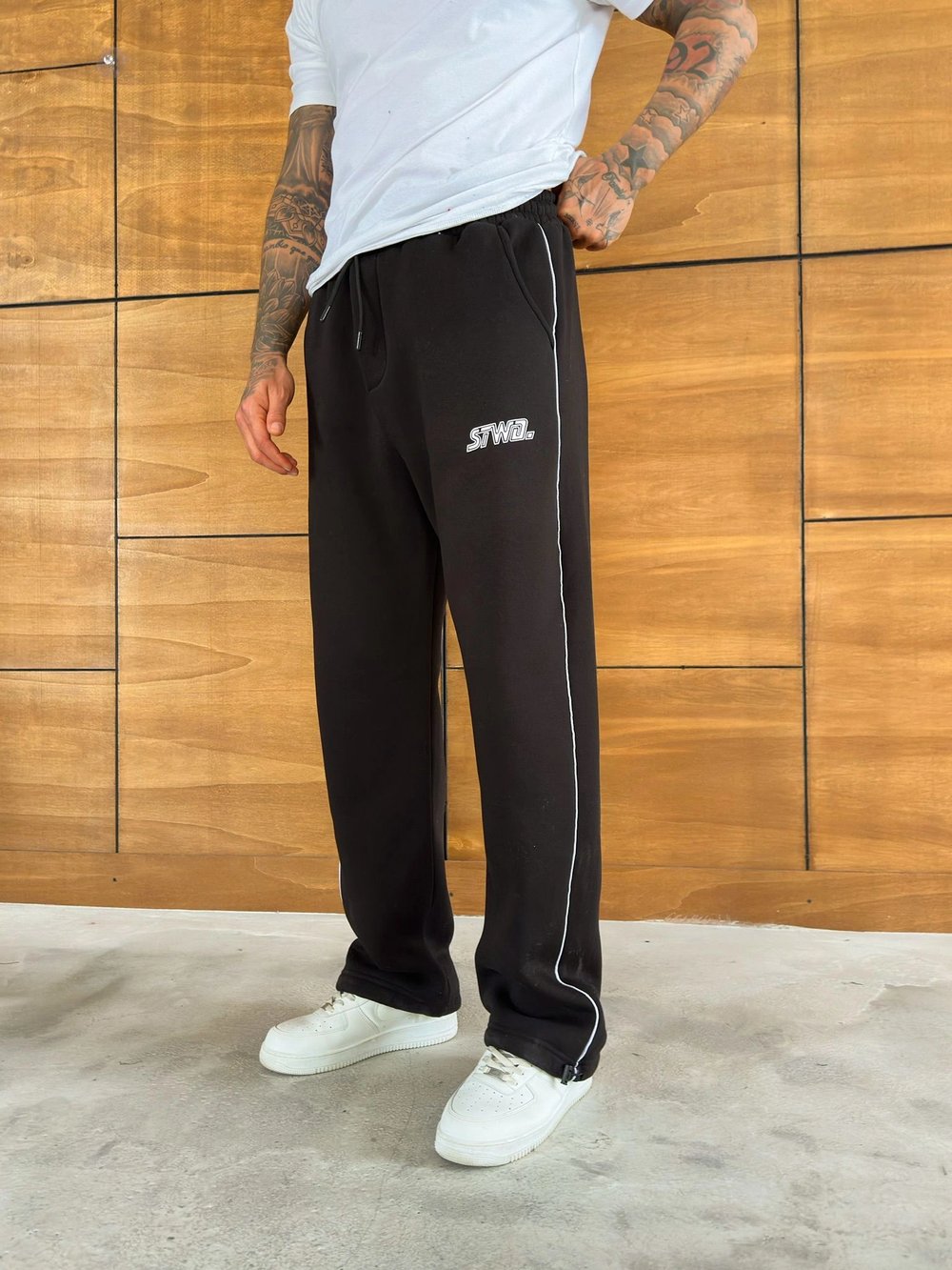BİYELİ PUNTO STW BAGGY EŞOFMAN SİYAH