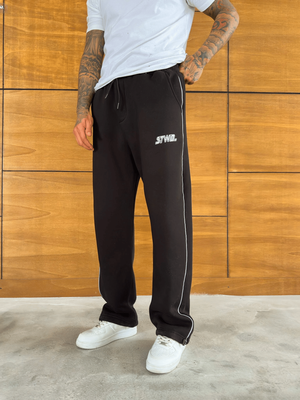 BİYELİ PUNTO STW BAGGY EŞOFMAN SİYAH