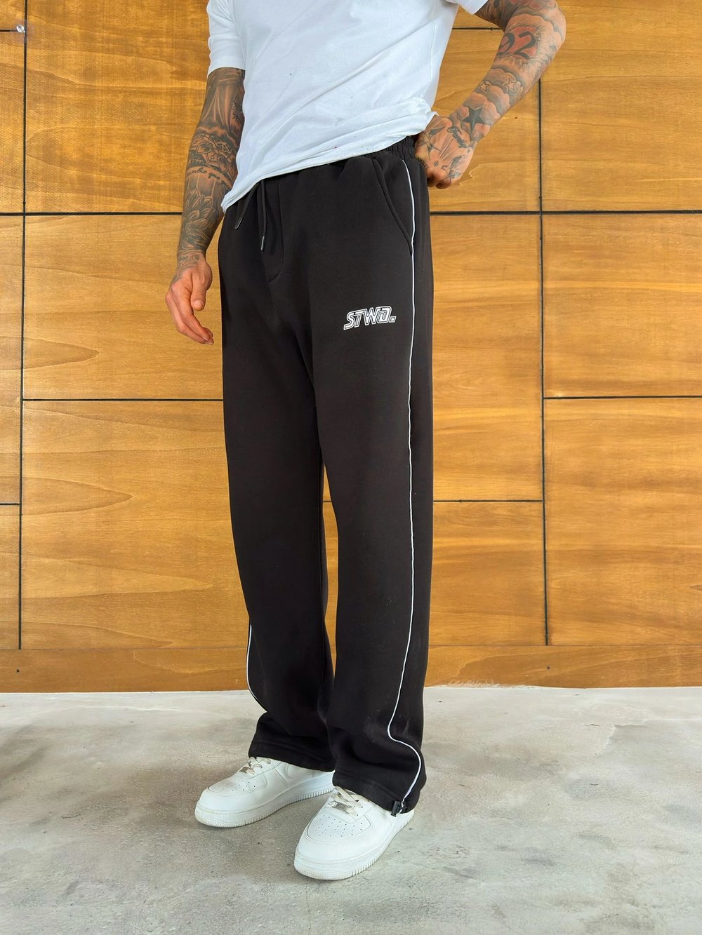 BİYELİ PUNTO STW BAGGY EŞOFMAN SİYAH