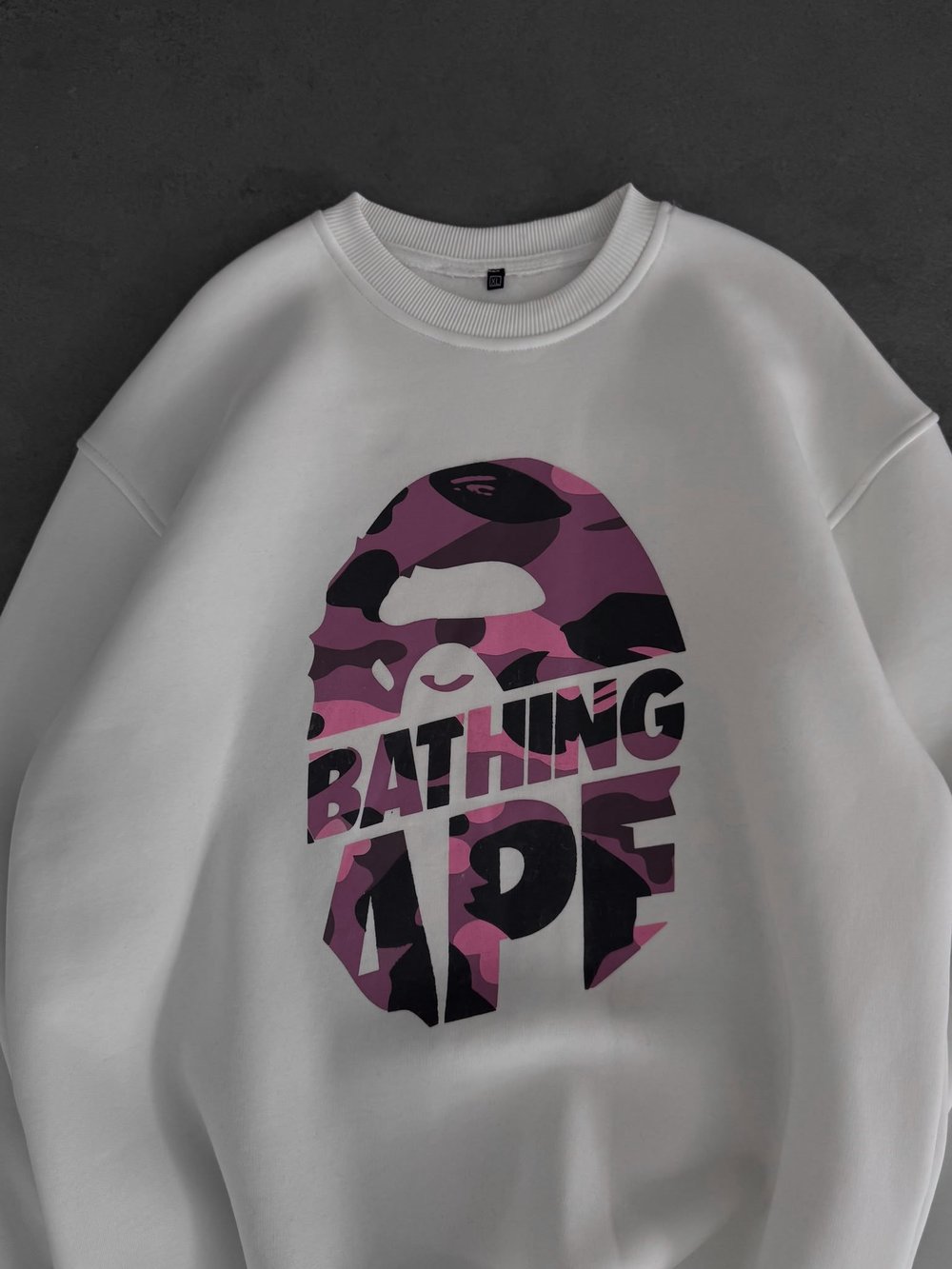 BP BATHİNG 3 İPLİK ŞARDONLU SWEAT BEYAZ