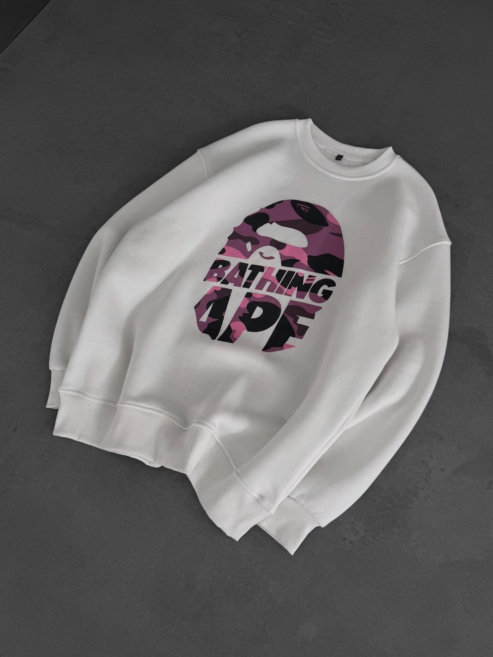 BP BATHİNG 3 İPLİK ŞARDONLU SWEAT BEYAZ