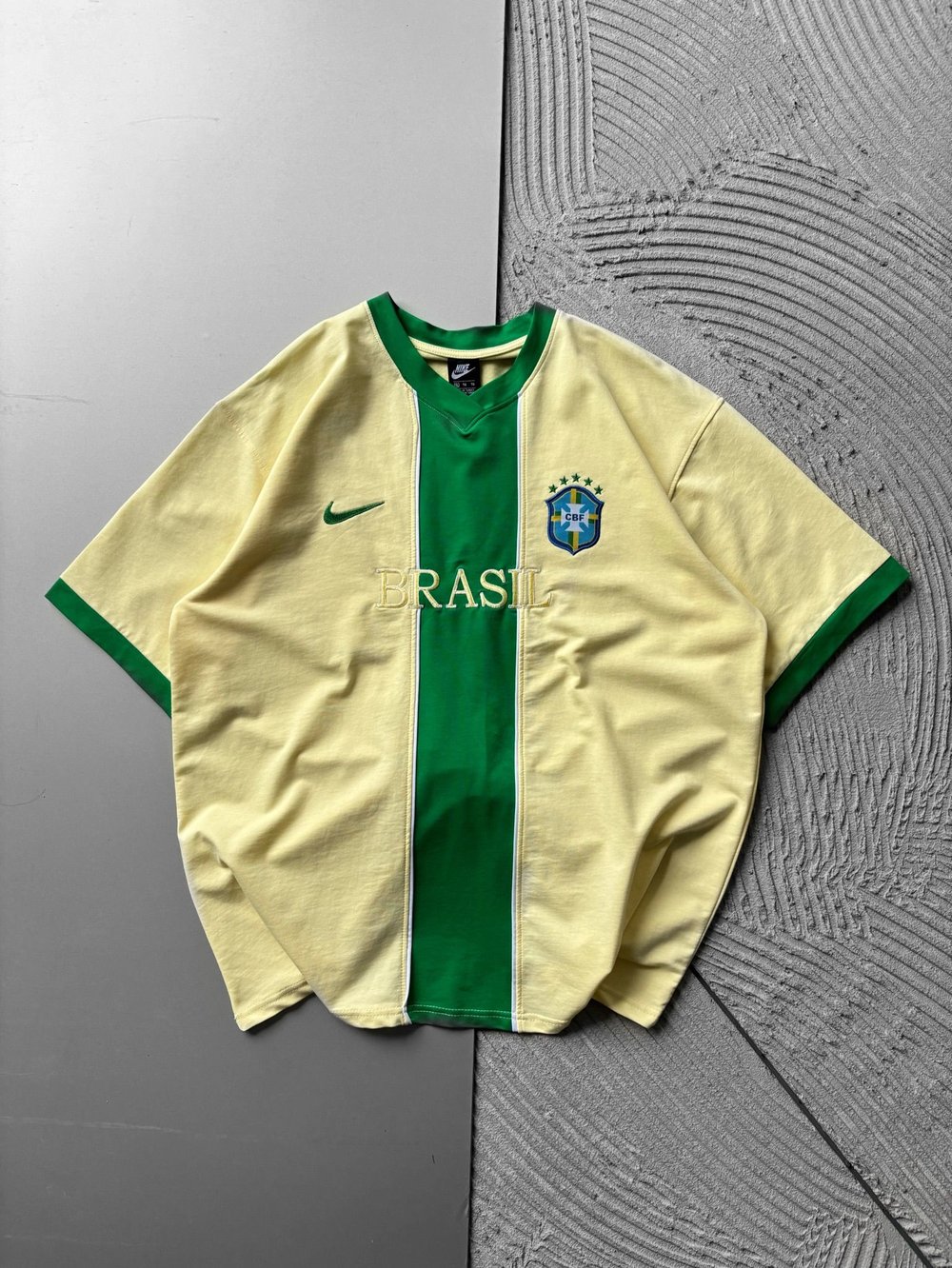 BRASİL ORTA SERİT NAKIŞLI OVERSİZE TSHİRT