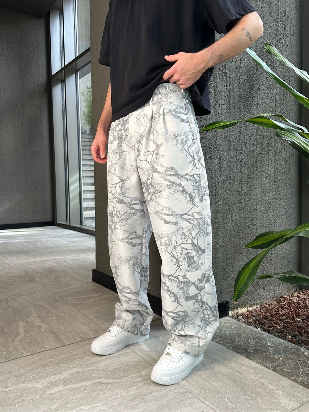 BYLONDON BATIK DESENLI BALON PANTOLON