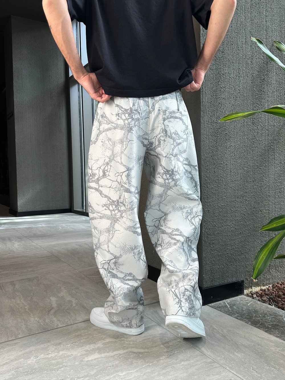 BYLONDON BATIK DESENLI BALON PANTOLON