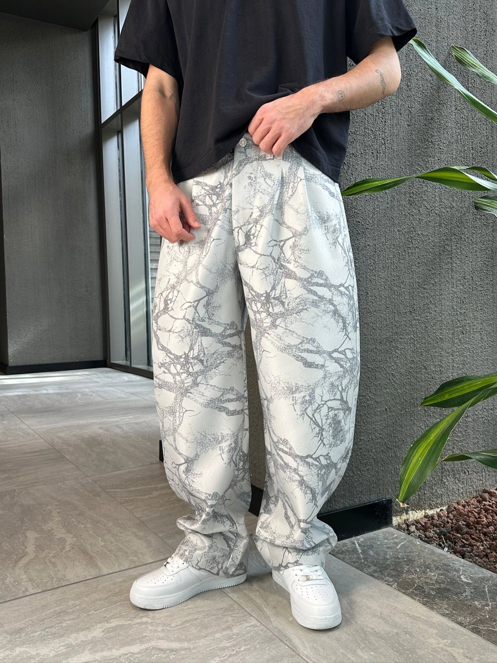 BYLONDON BATIK DESENLI BALON PANTOLON