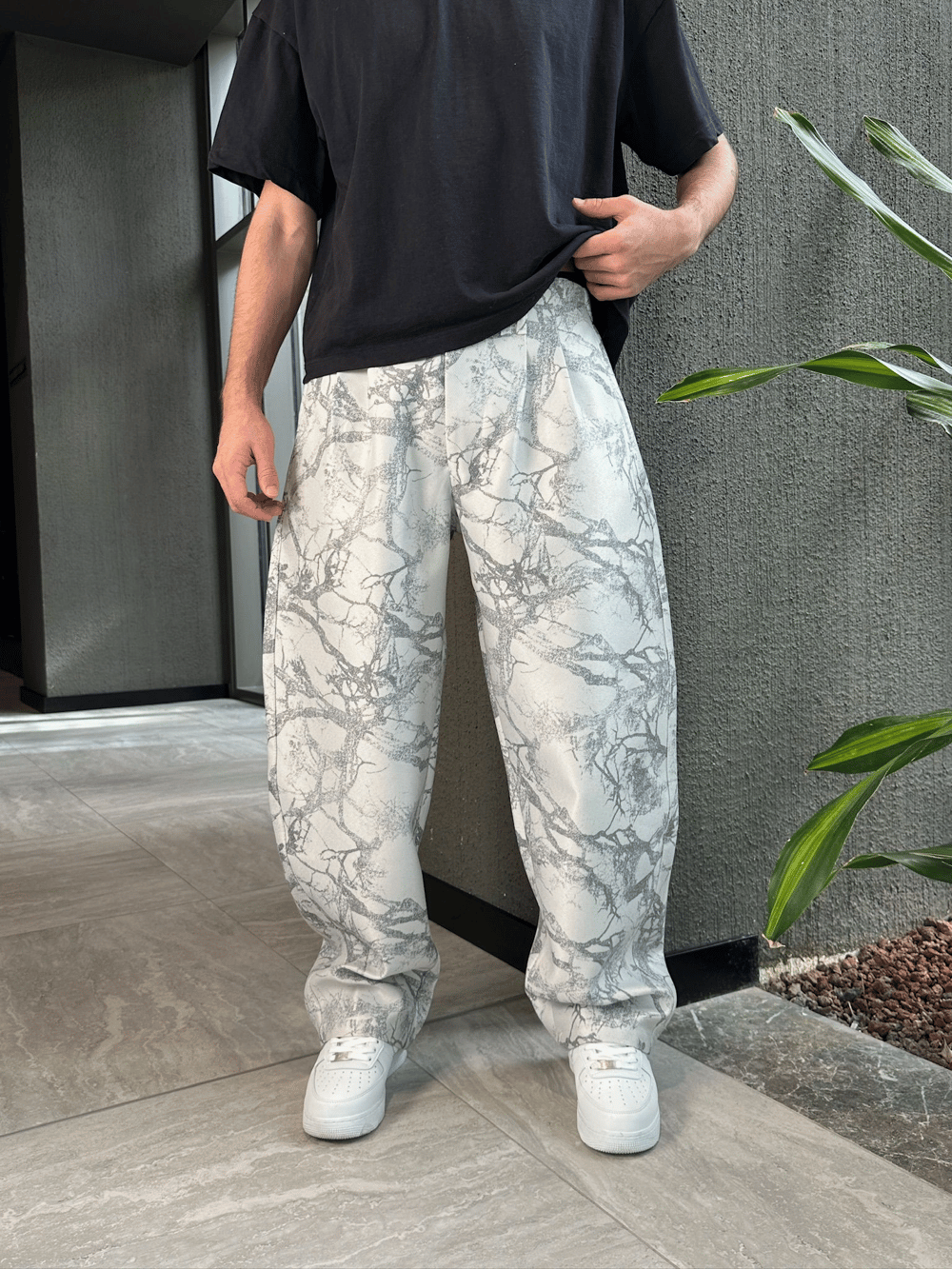 BYLONDON BATIK DESENLI BALON PANTOLON