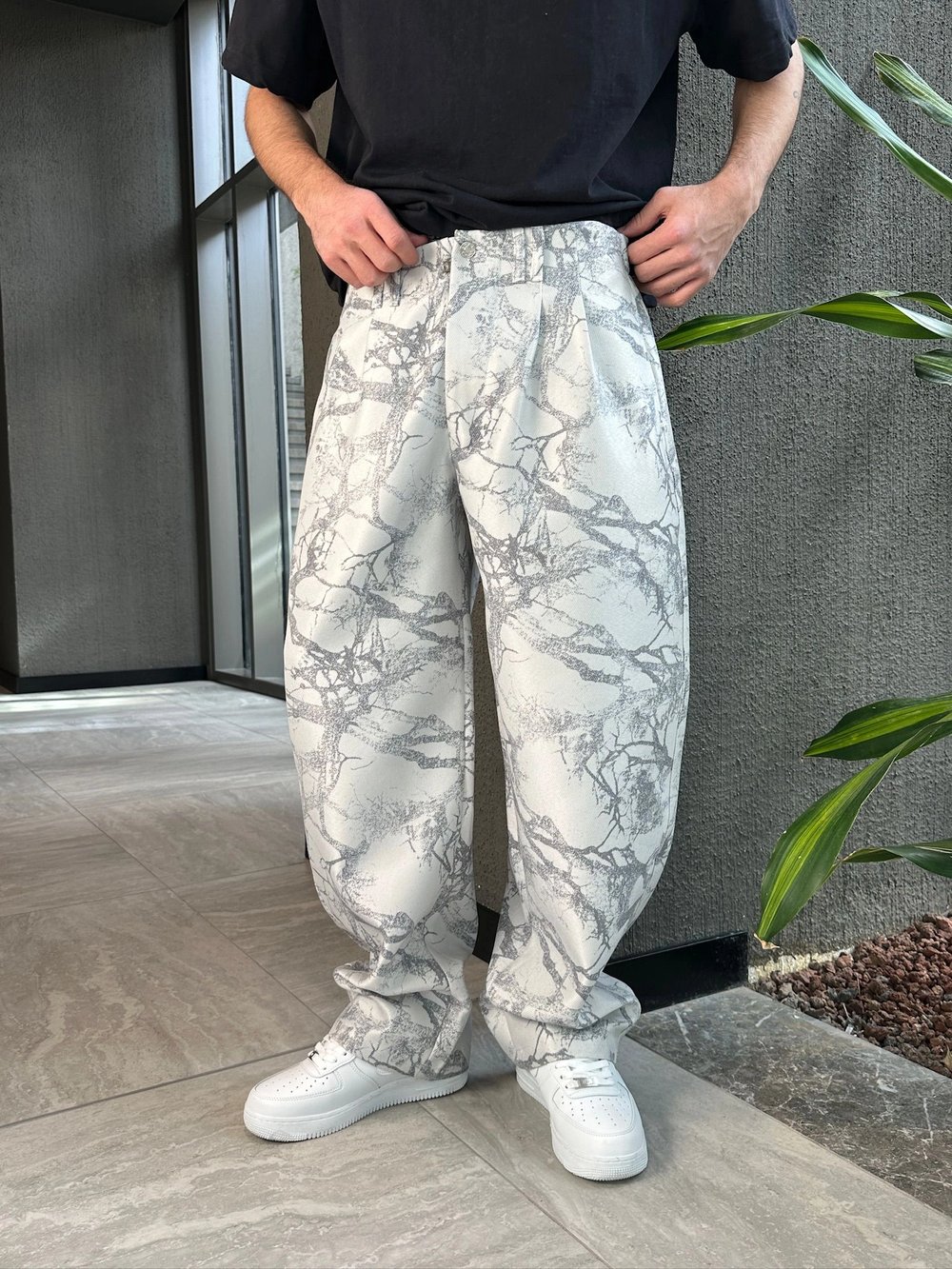 BYLONDON BATIK DESENLI BALON PANTOLON