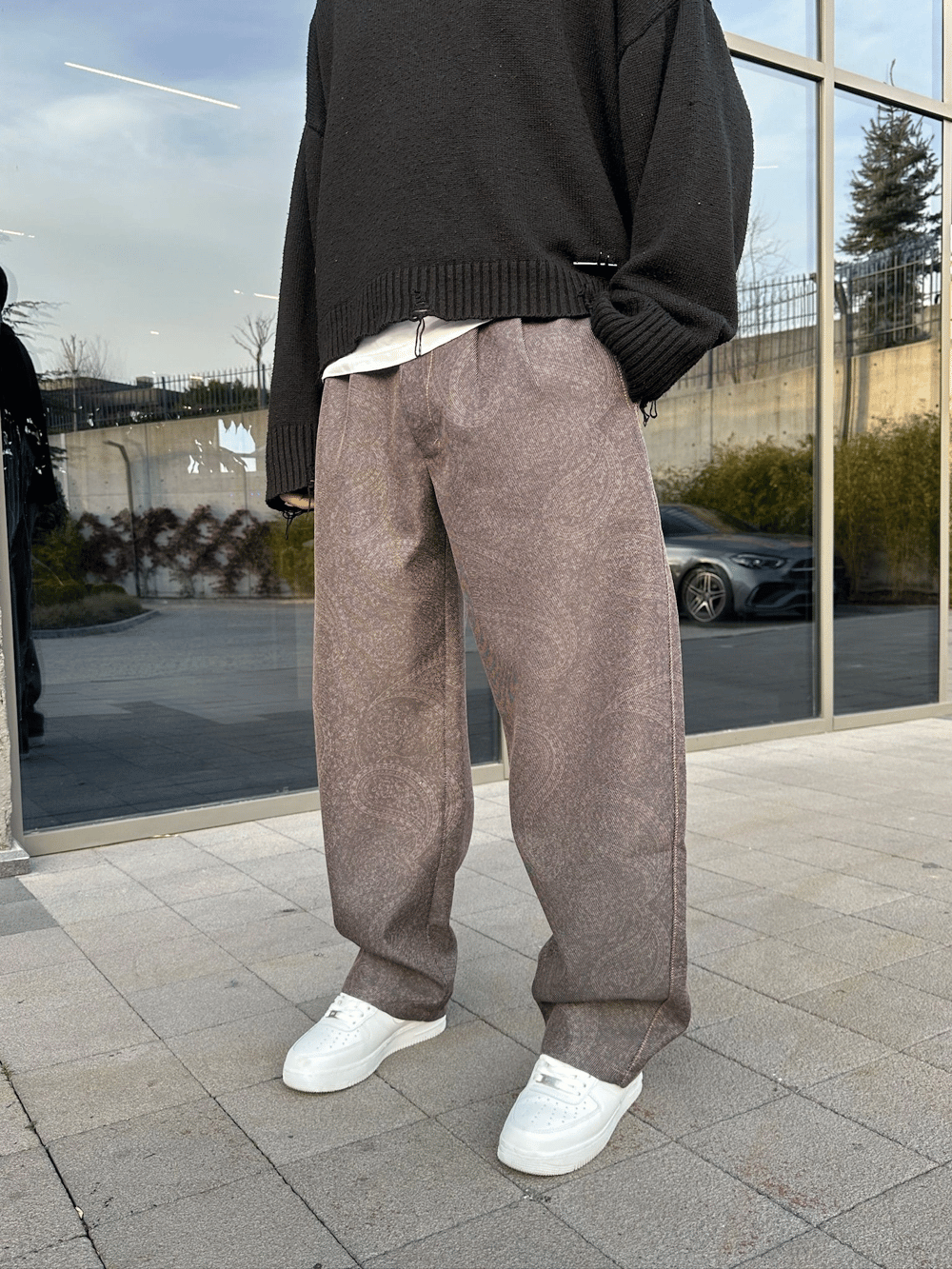 BYLONDON ŞAL DESEN BALON PANTOLON