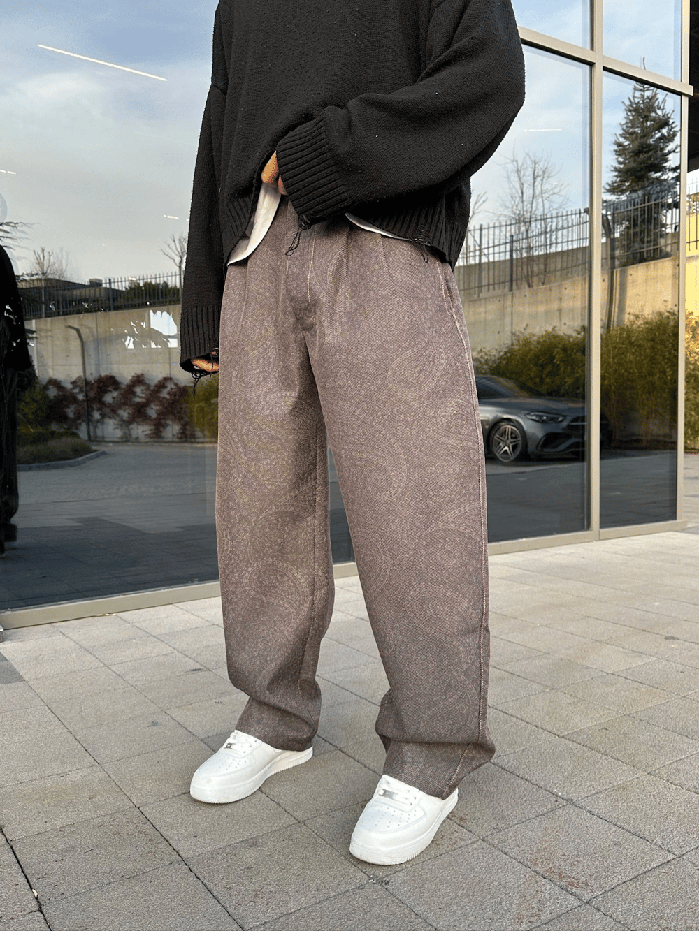 BYLONDON ŞAL DESEN BALON PANTOLON