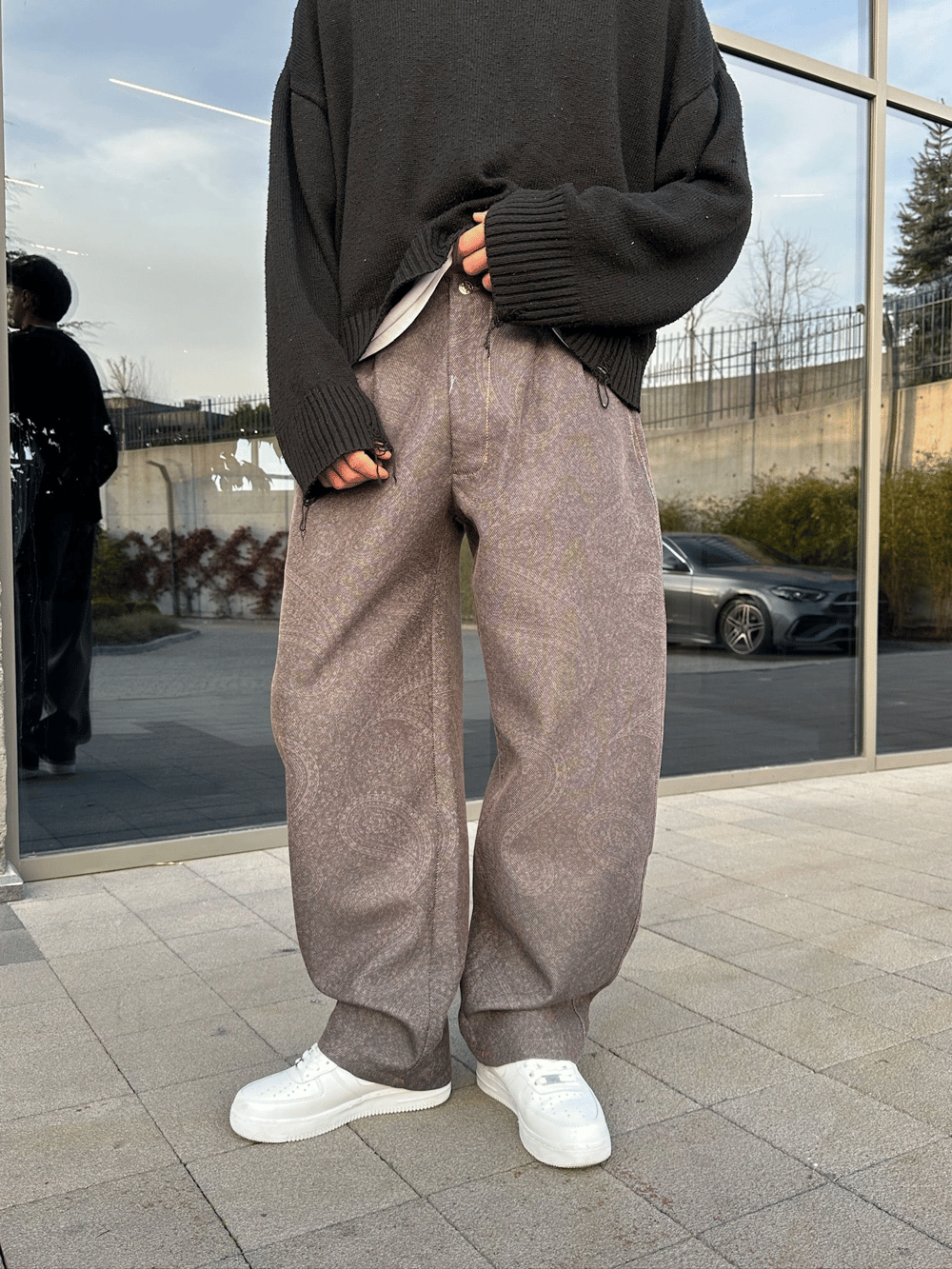 BYLONDON ŞAL DESEN BALON PANTOLON