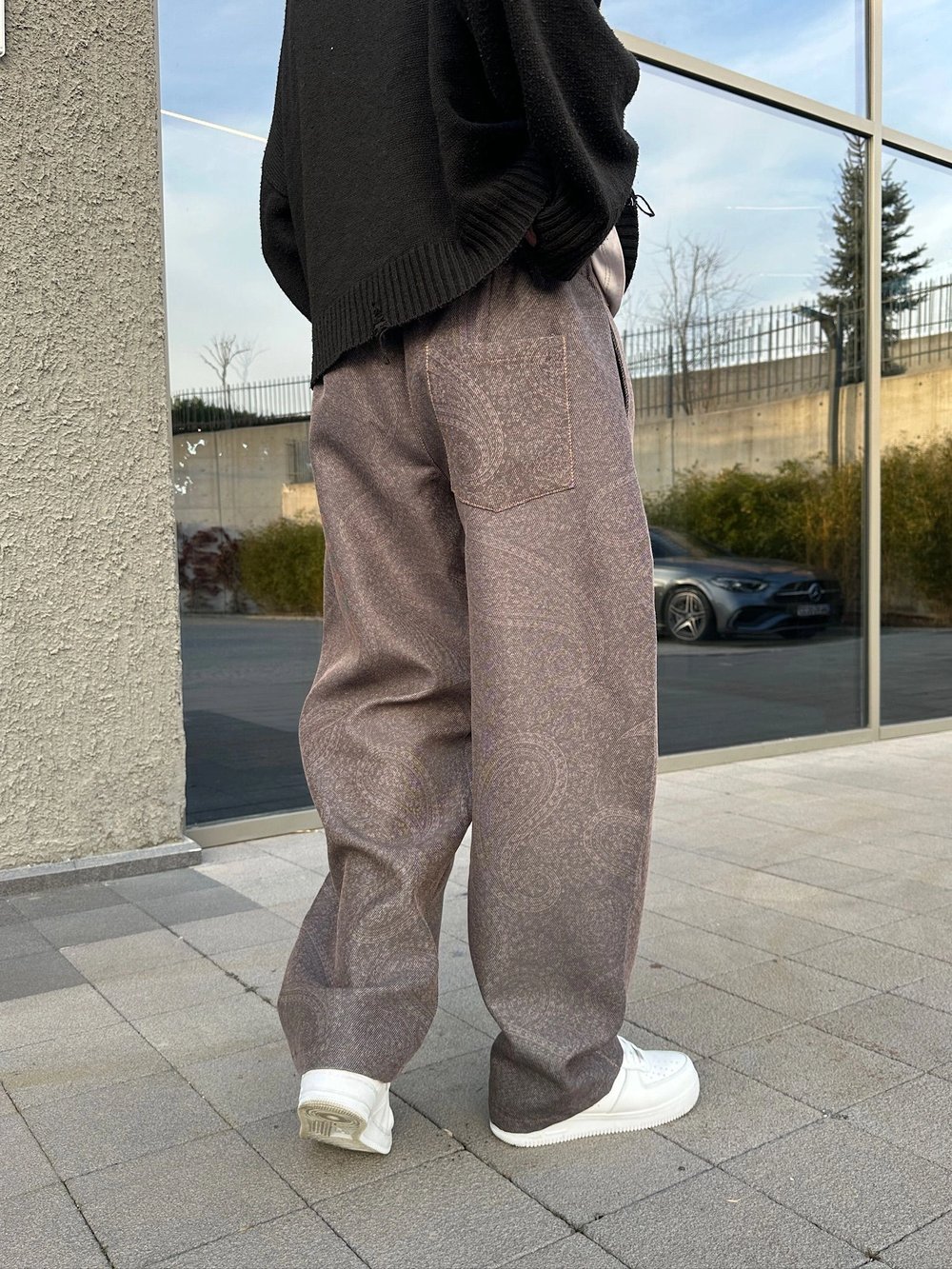 BYLONDON ŞAL DESEN BALON PANTOLON