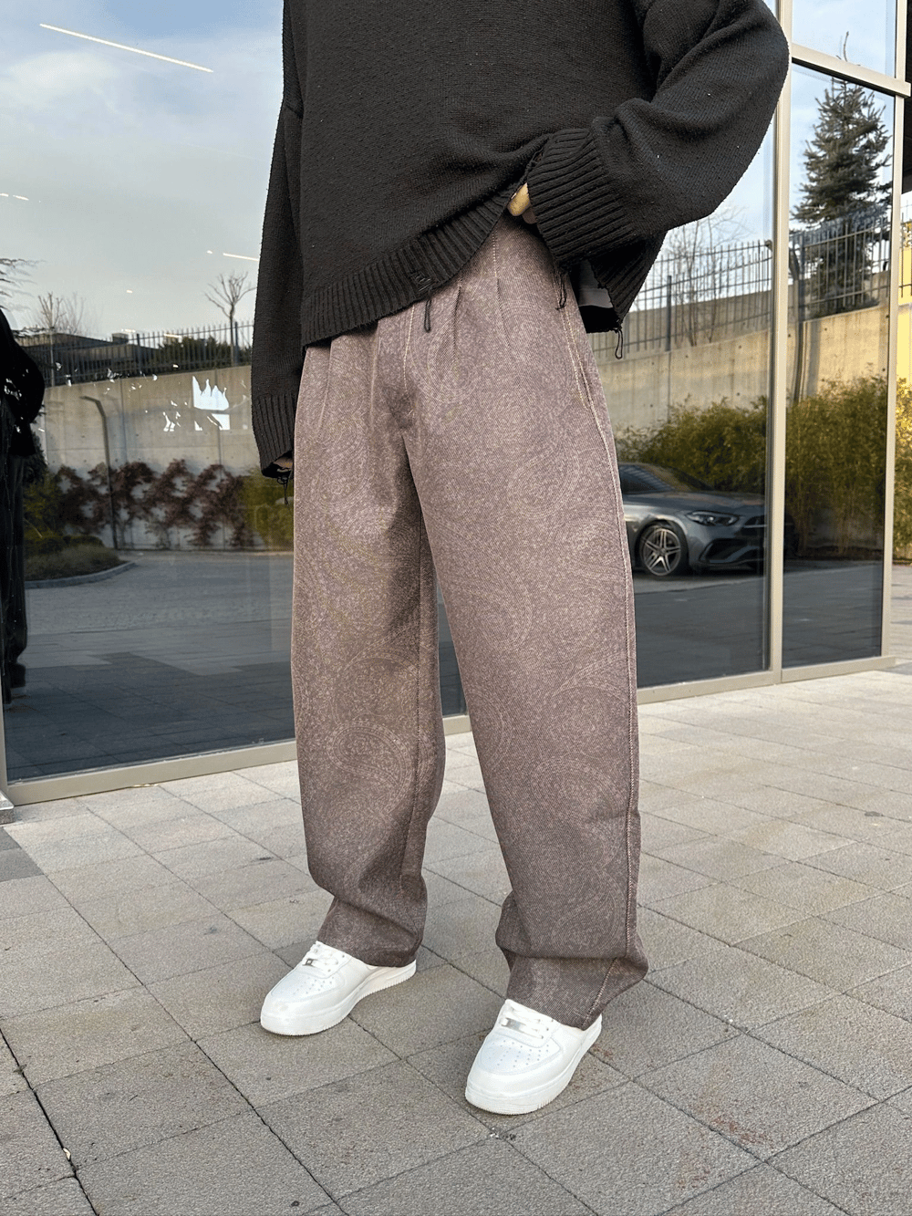 BYLONDON ŞAL DESEN BALON PANTOLON