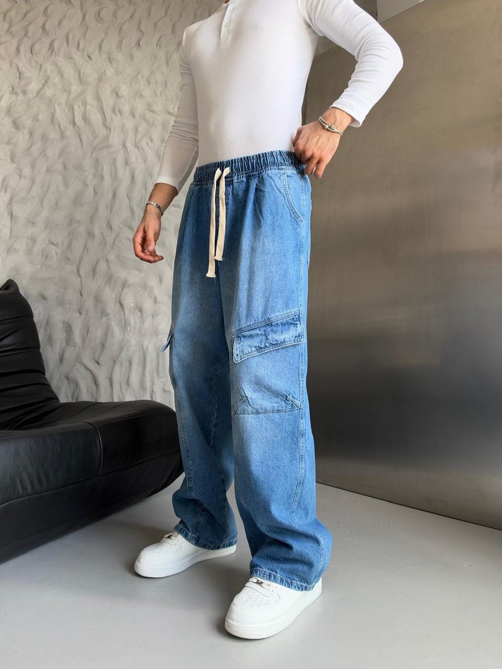 ÇİFT KARGO CEP ULTRA BAGGY W1 PANTOLON KOT