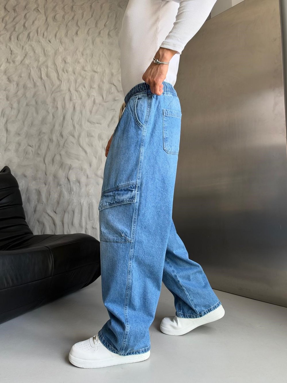 ÇİFT KARGO CEP ULTRA BAGGY W1 PANTOLON KOT