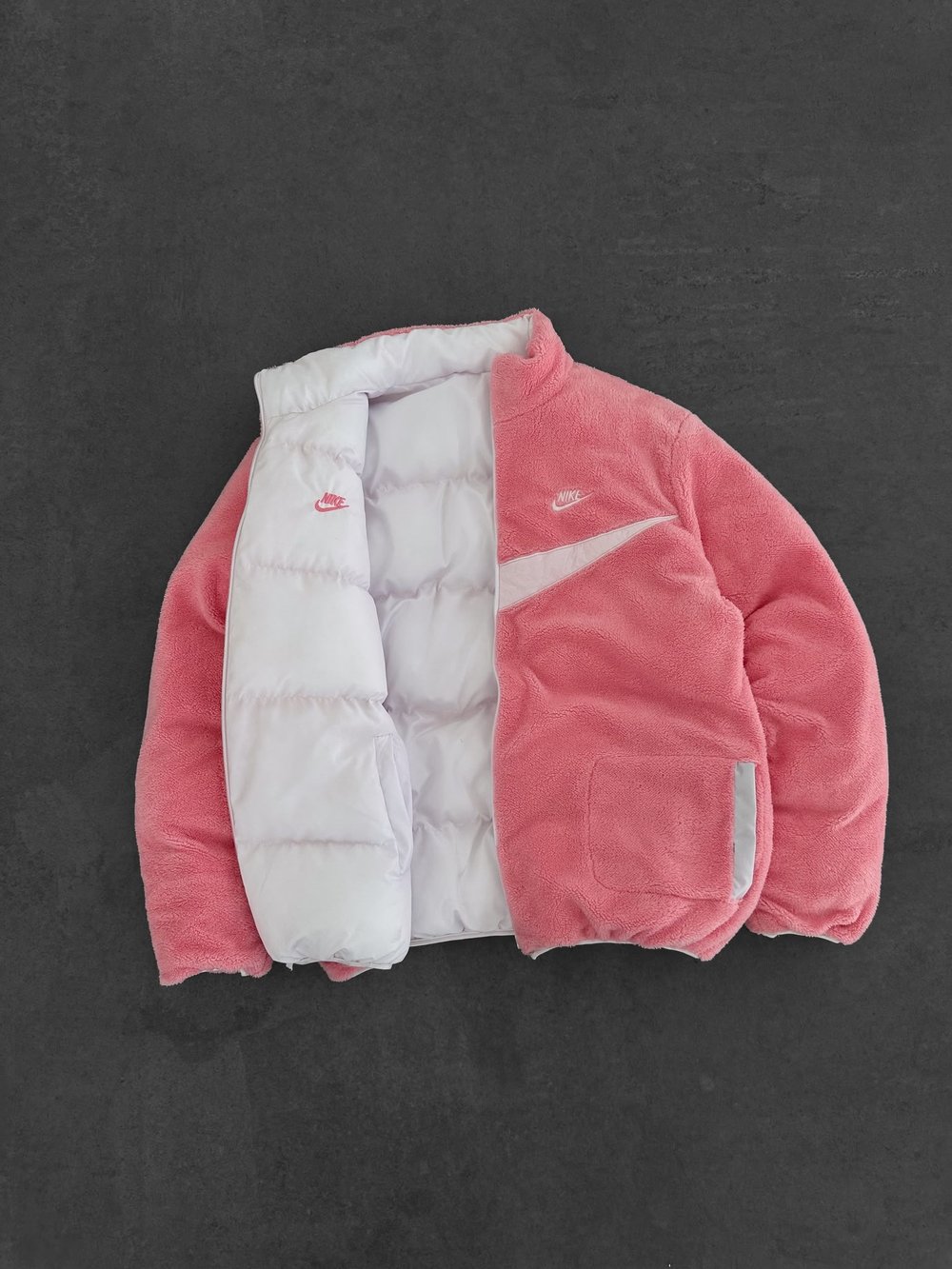 ÇİFT TARAFLI FUL DOLUM A+ KALİTE NK MONT BEYAZA PEMBE
