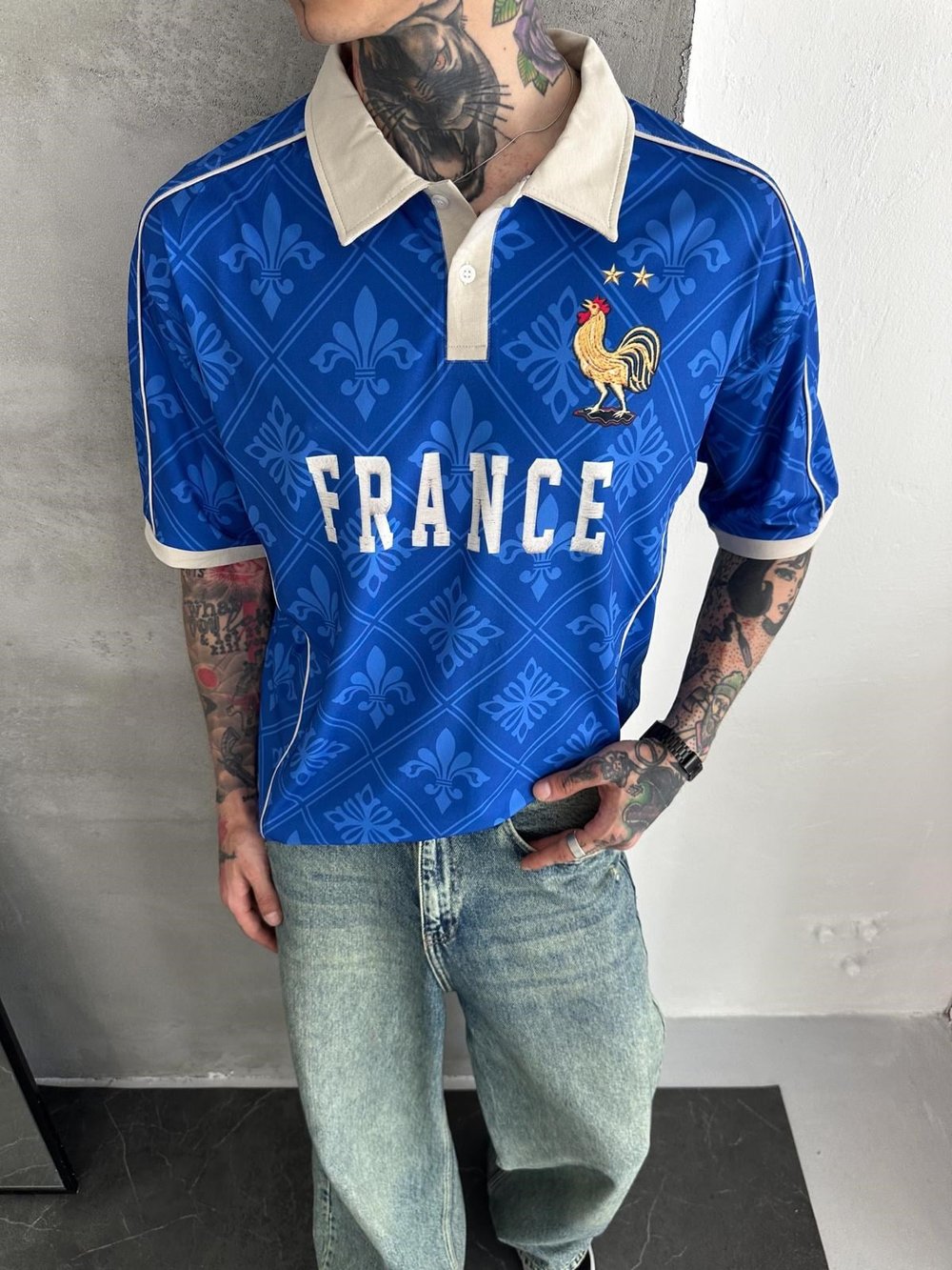 DK FRANC OVERSİZE POLO YAKA TİŞÖRT
