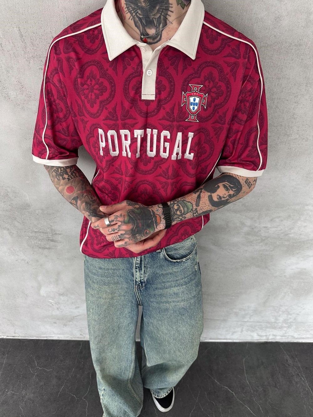 DK PORTUGAL OVERSİZE POLO YAKA TİŞÖRT