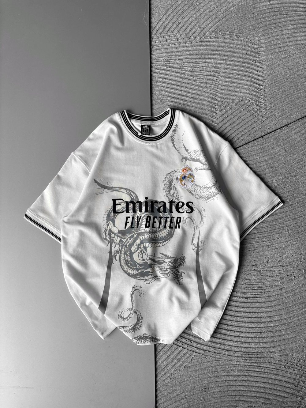 EJDER BASKI CP ÖZEL SERI NAKIŞLI TSHIRT BEYAZ