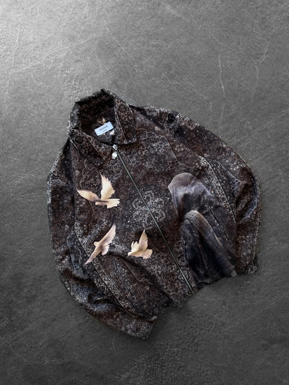 ETNİK KİLİM FİTİLLİ KADİFE CEKET SİYAH