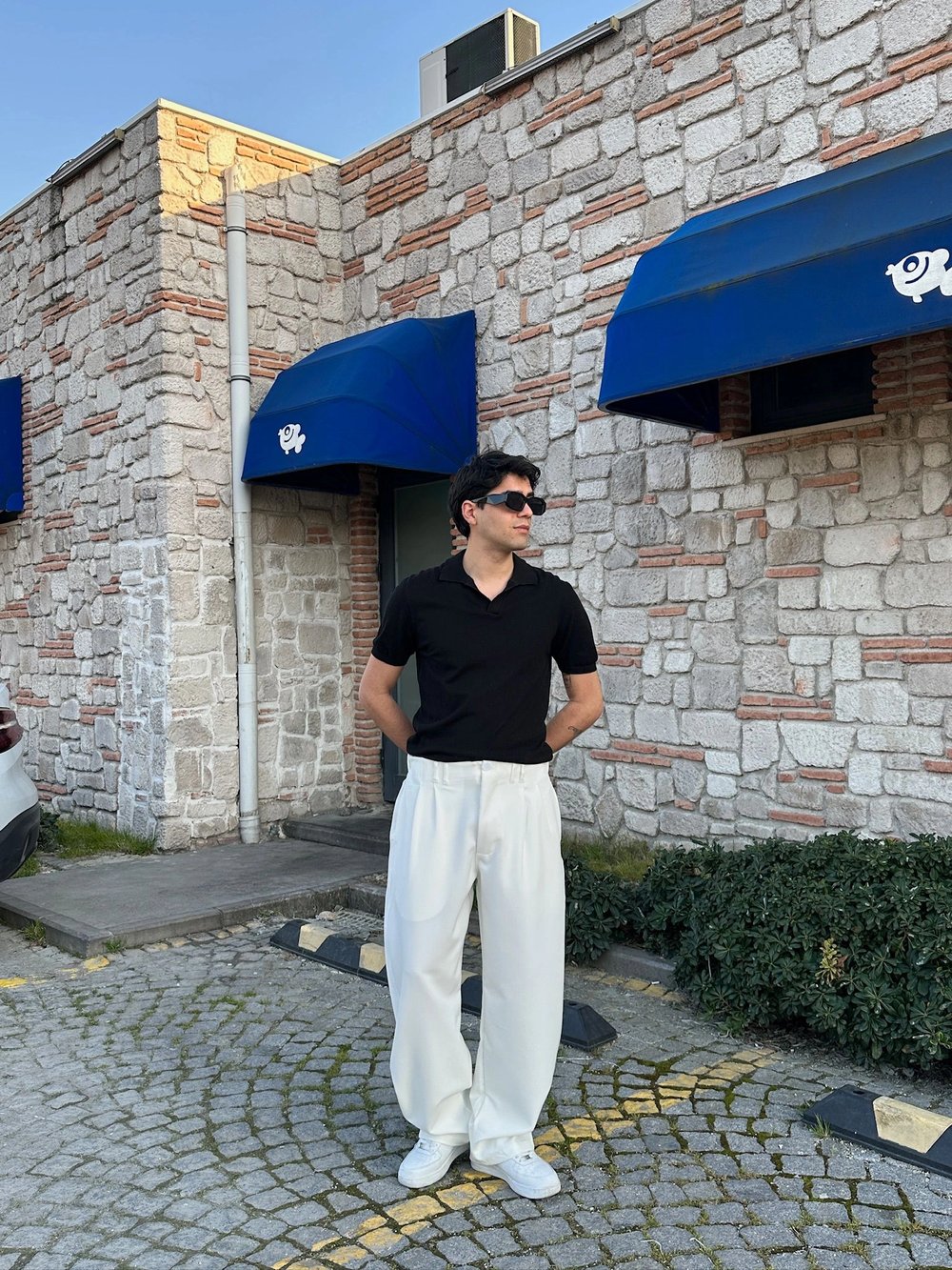 FULL BAGGY BALON KLASİK DS PANTOLON BEYAZ