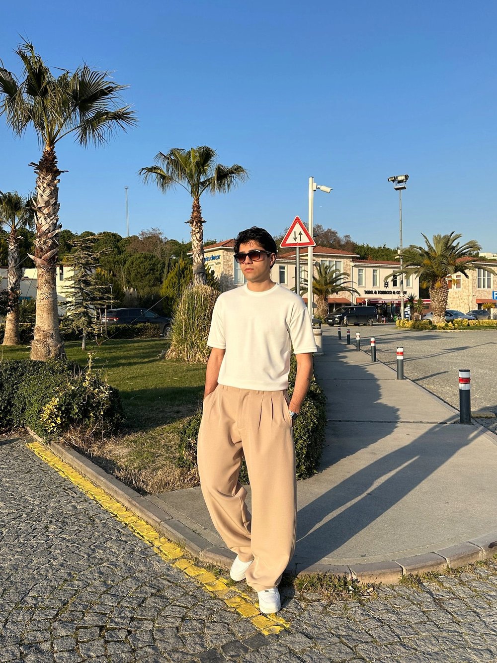 FULL BAGGY BALON KLASİK DS PANTOLON KREM
