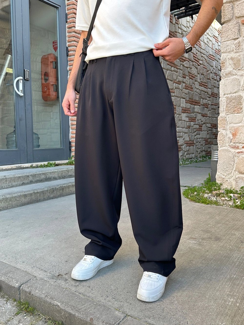 FULL BAGGY BALON KLASİK DS PANTOLON SİYAH