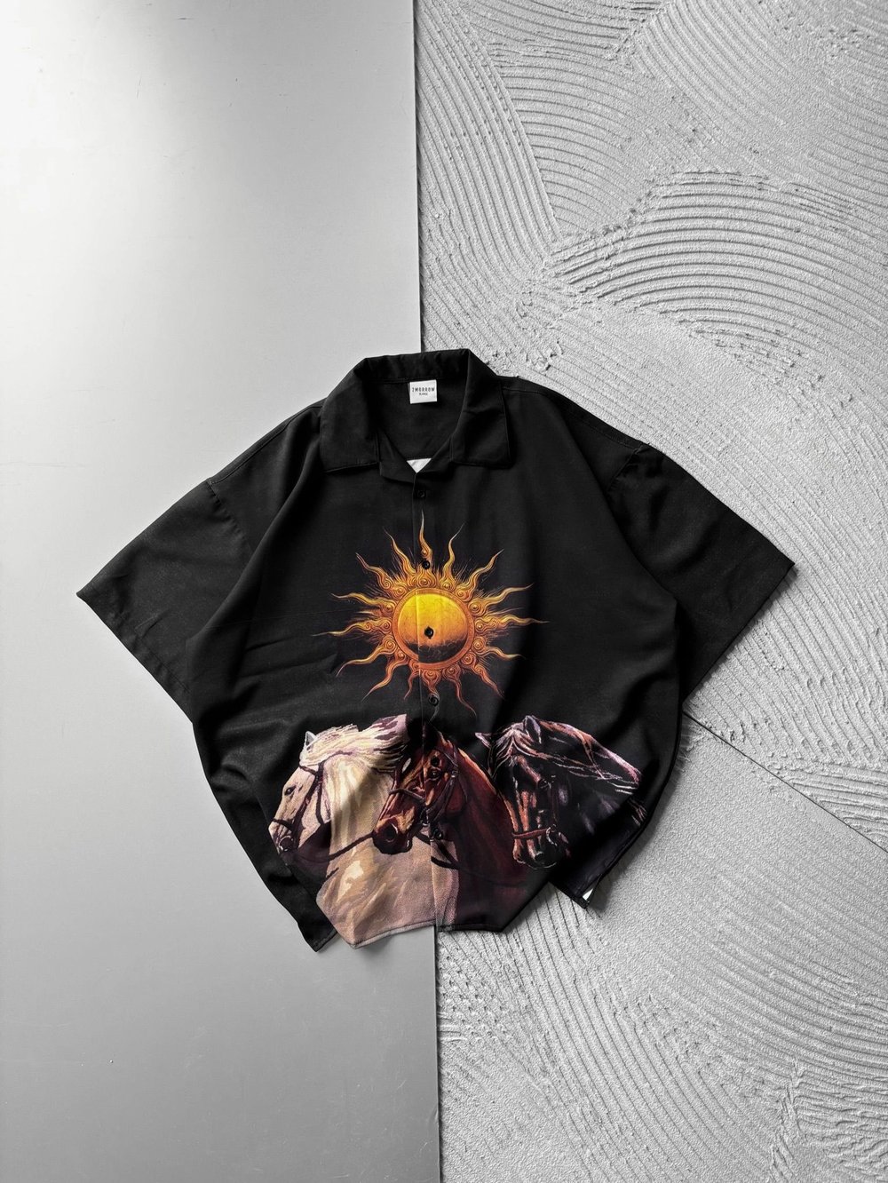 GÜNEŞ OVERSIZE GÖMLEK SİYAH