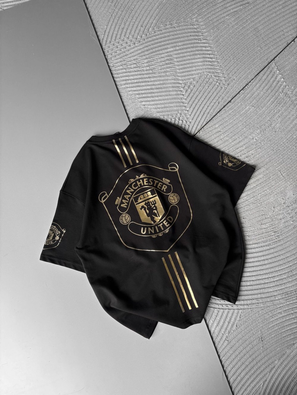 HOLOGRAM UTD BASKI OVERSİZE TSHİRT