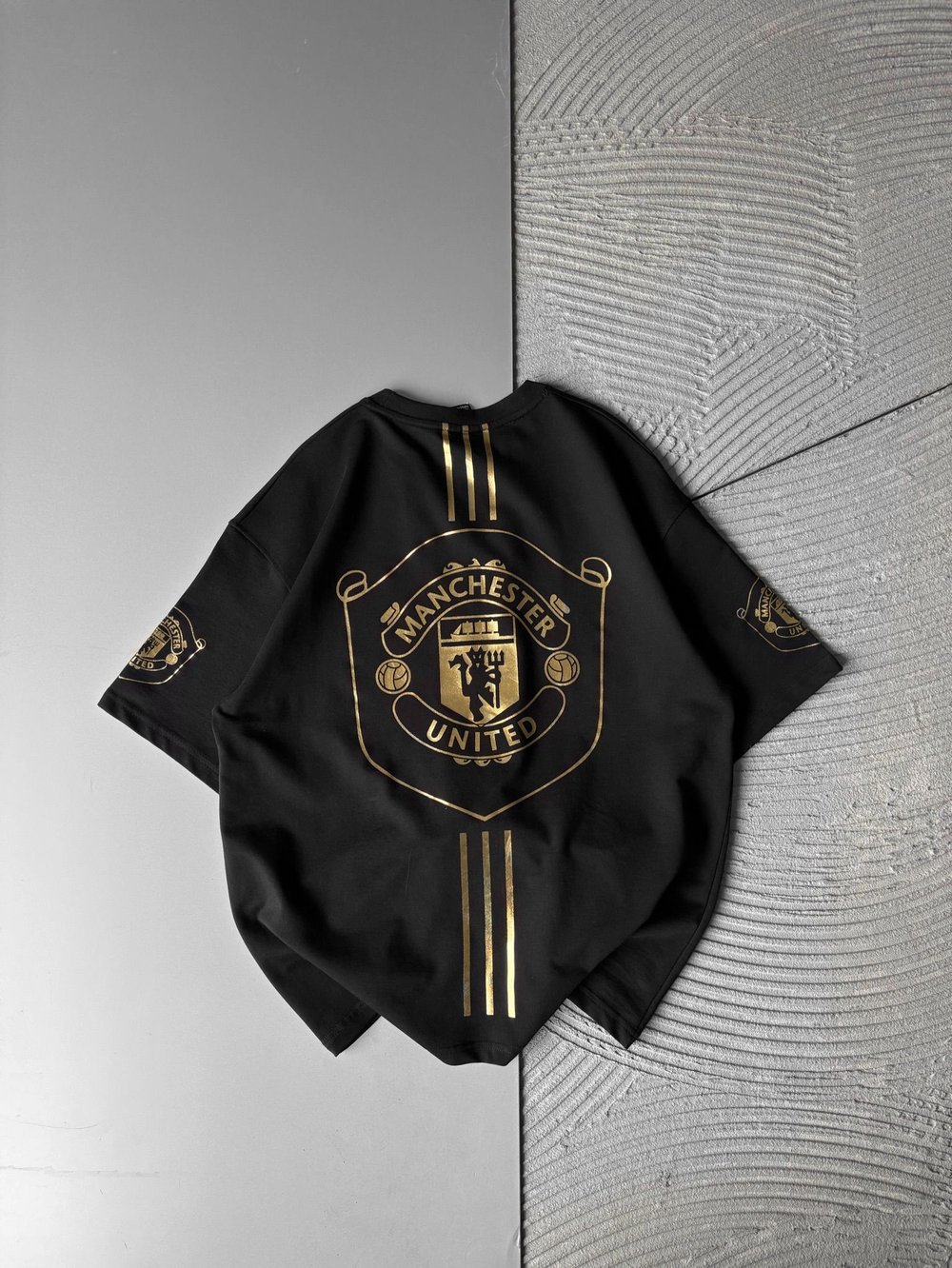 HOLOGRAM UTD BASKI OVERSİZE TSHİRT
