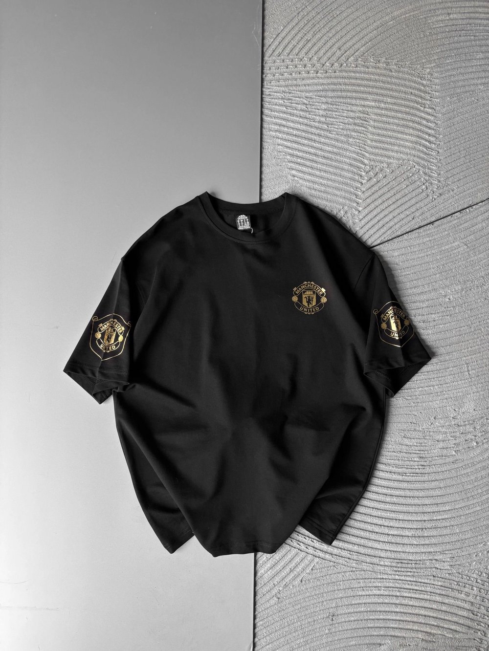 HOLOGRAM UTD BASKI OVERSİZE TSHİRT