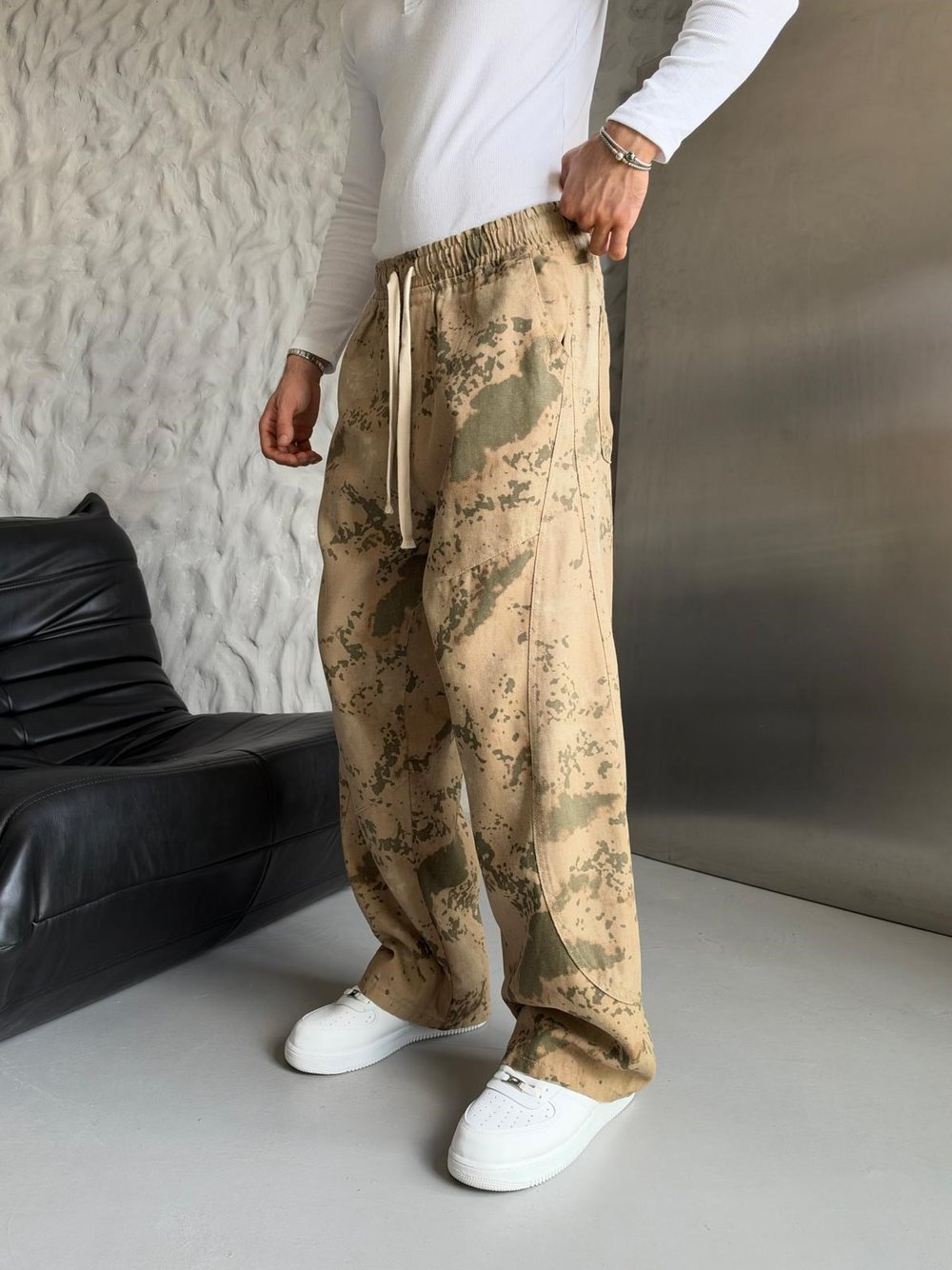 KAMUFLAJ ÖZEL TASARIM ULTRA BAGGY PANTOLON KAMUFLAJ1