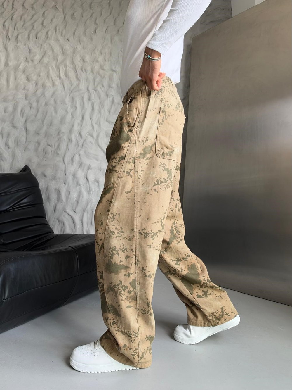 KAMUFLAJ ÖZEL TASARIM ULTRA BAGGY PANTOLON KAMUFLAJ1