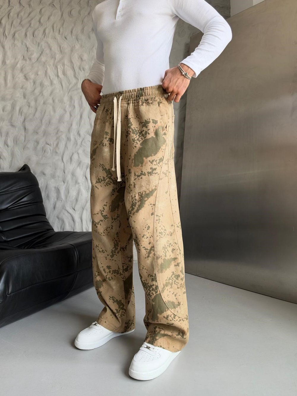 KAMUFLAJ ÖZEL TASARIM ULTRA BAGGY PANTOLON KAMUFLAJ1